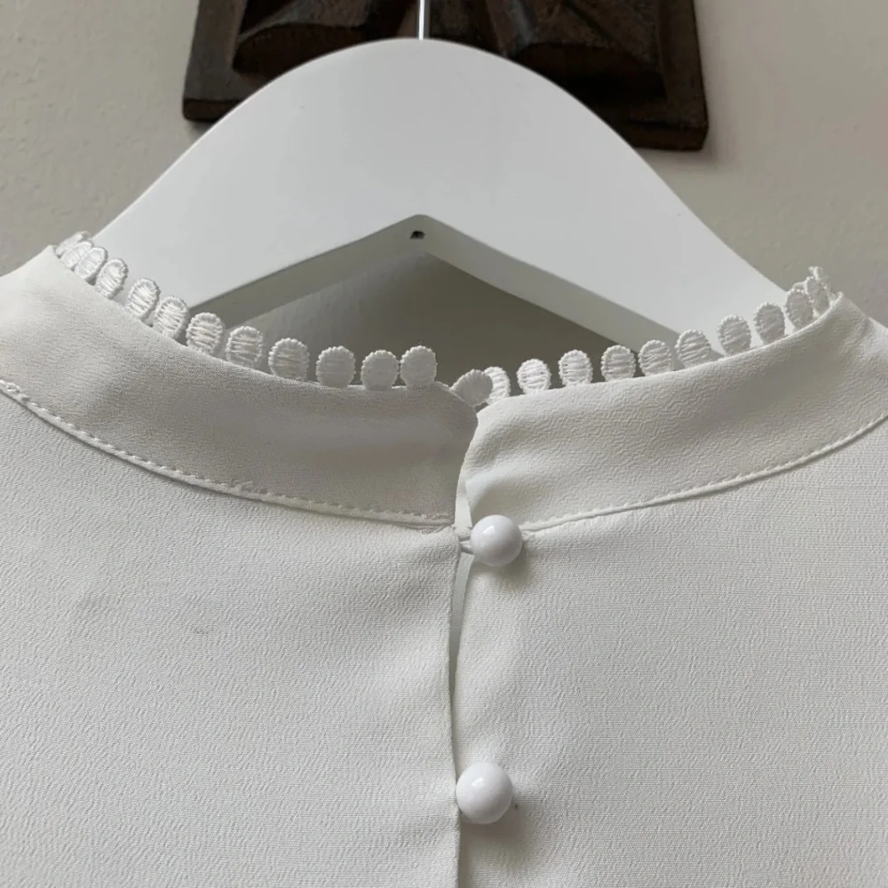 House of bruar shirt blouse size uk 14 ivory classic - Picture 15 of 15